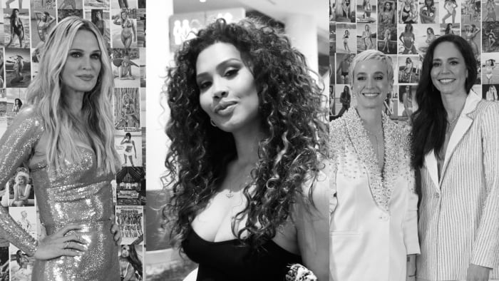 Molly Sims, Leyna Bloom, Megan Rapinoe and Sue Bird